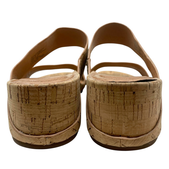 Gentle Souls x Kenneth Cole Gisele Two Strap Cork Wedge Sandals Women's Sz 10 - Picture 9 of 11